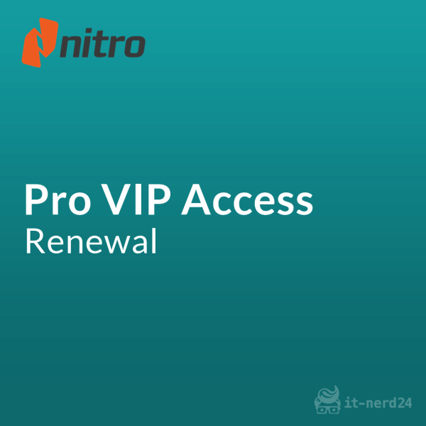 Nitro Pro VIP Access Renewal 1 Year ML ESD