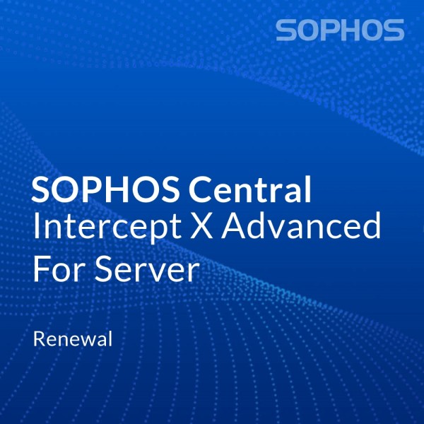 SOPHOS Central Intercept X Advanced for Server - Renewal
